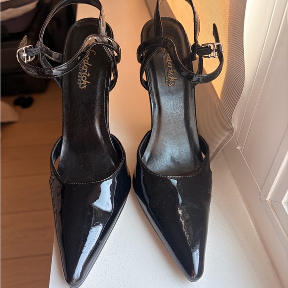 Frederick's of Hollywood Shoes - Frederick's of Hollywood Black Patent Heels